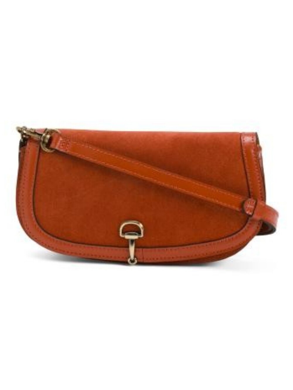 Patricia Nash Classic Brown Suede Crossbody Bag - Women's Shoulder Purse NWT